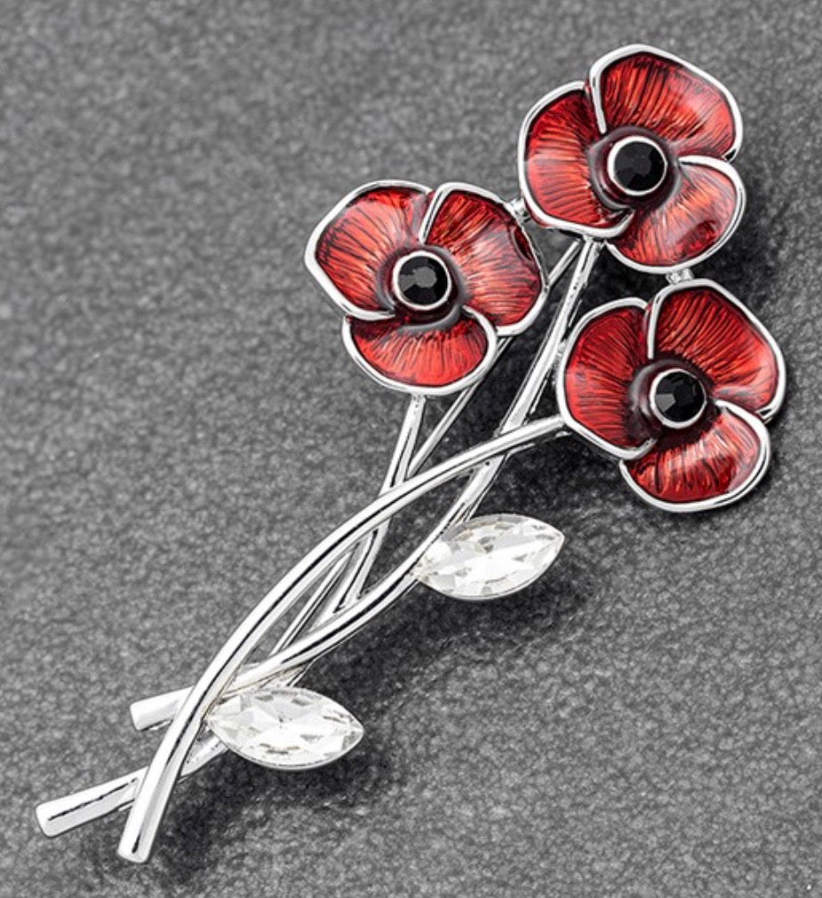 Equilibrium Poppy Posy Brooch