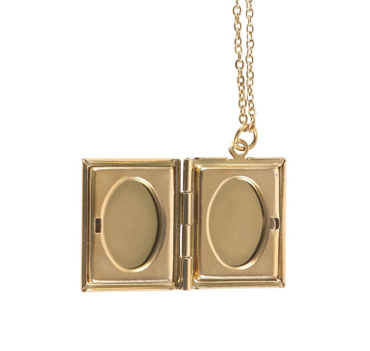BOOK SHAPED LOCKET NECKLACE IN GIFT BOX