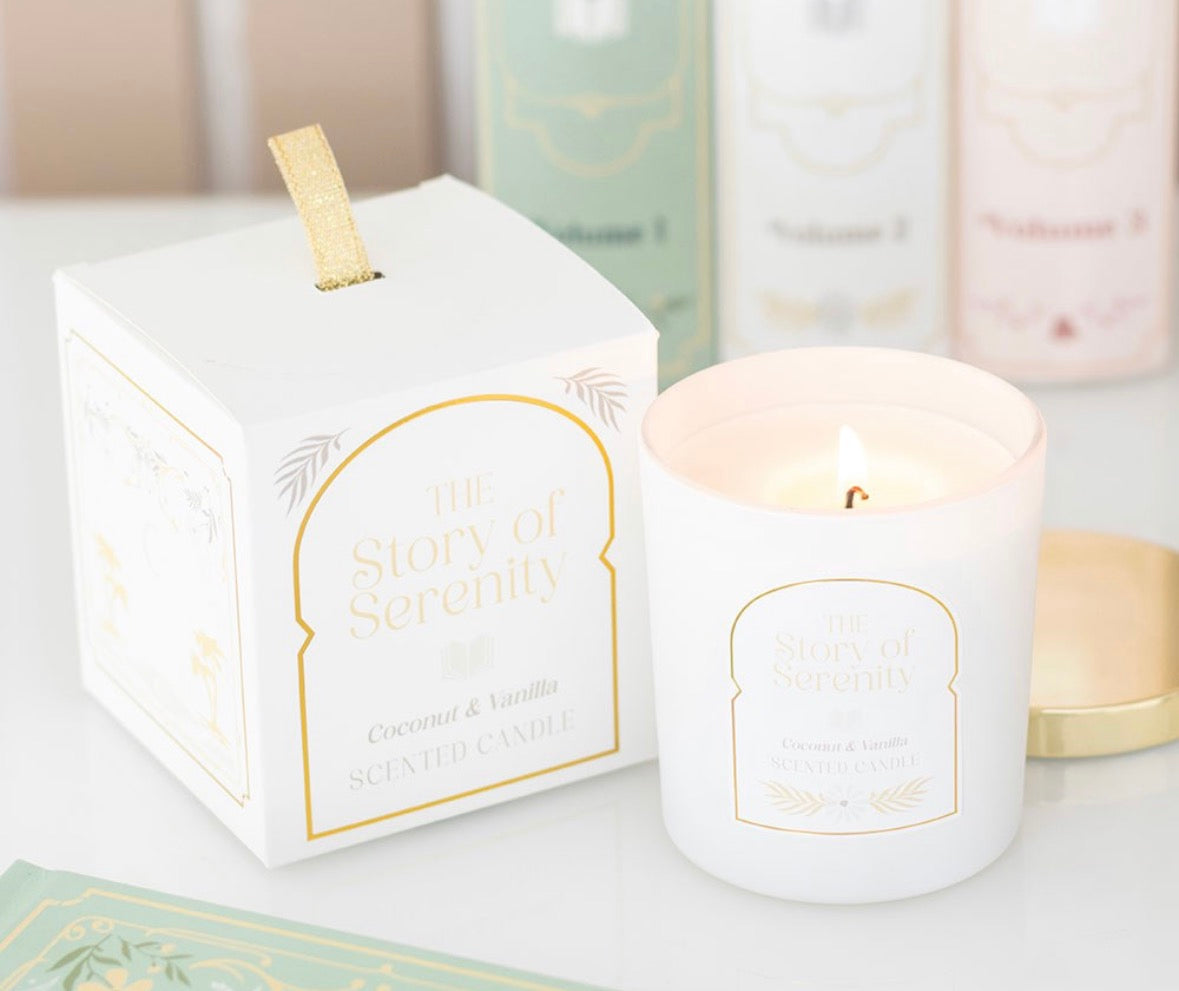 THE STORY OF SERENITY COCONUT & VANILLA CANDLE