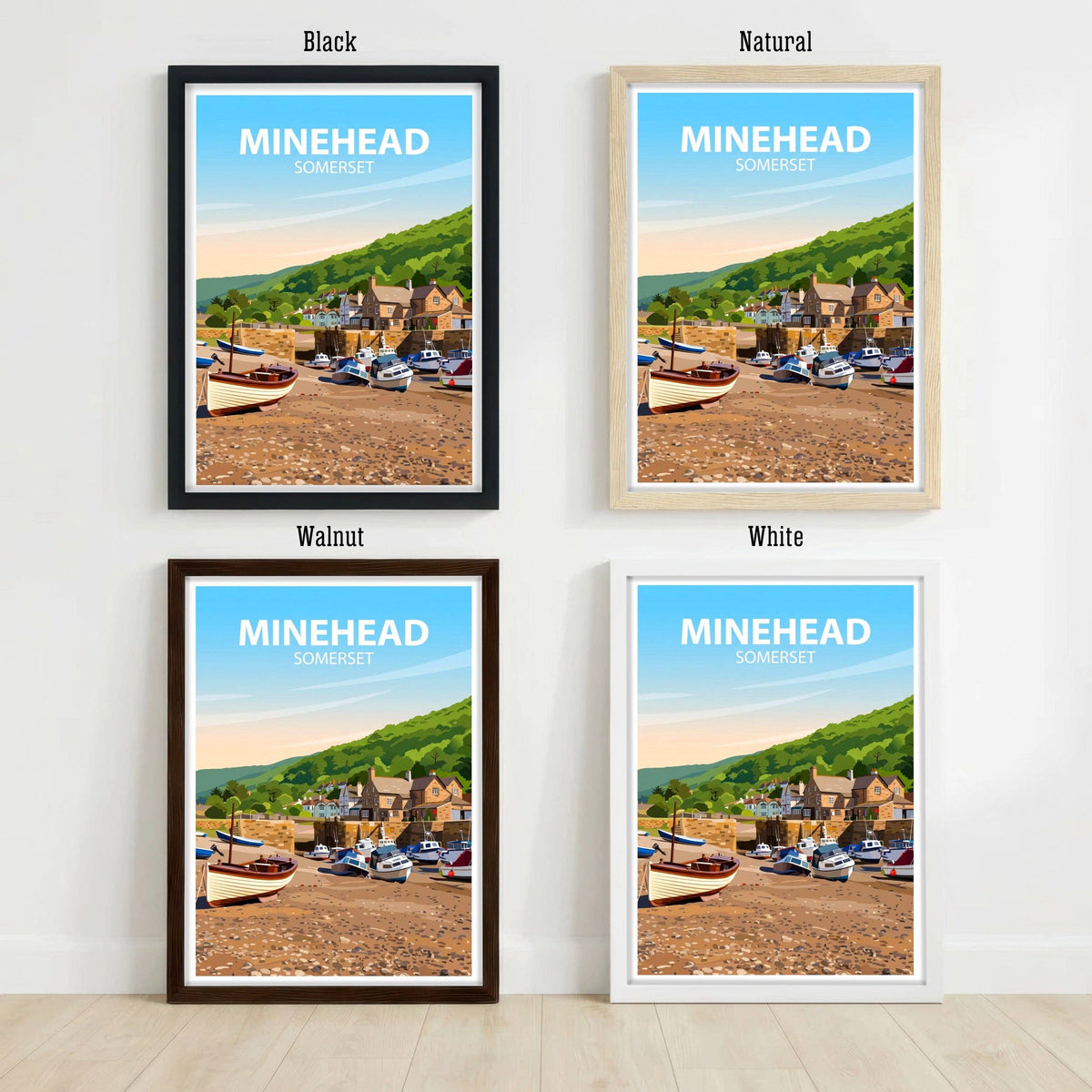 Minehead Somerset: Print and frame