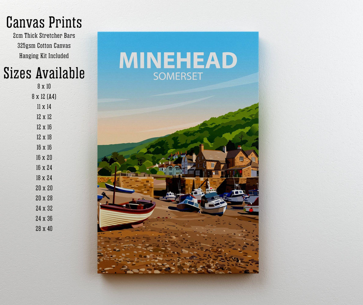 Minehead Somerset: Print and frame