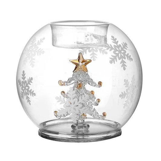 GLASS T LIGHT HOLDER