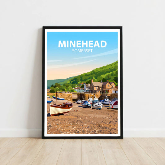 Minehead Somerset: Print and frame