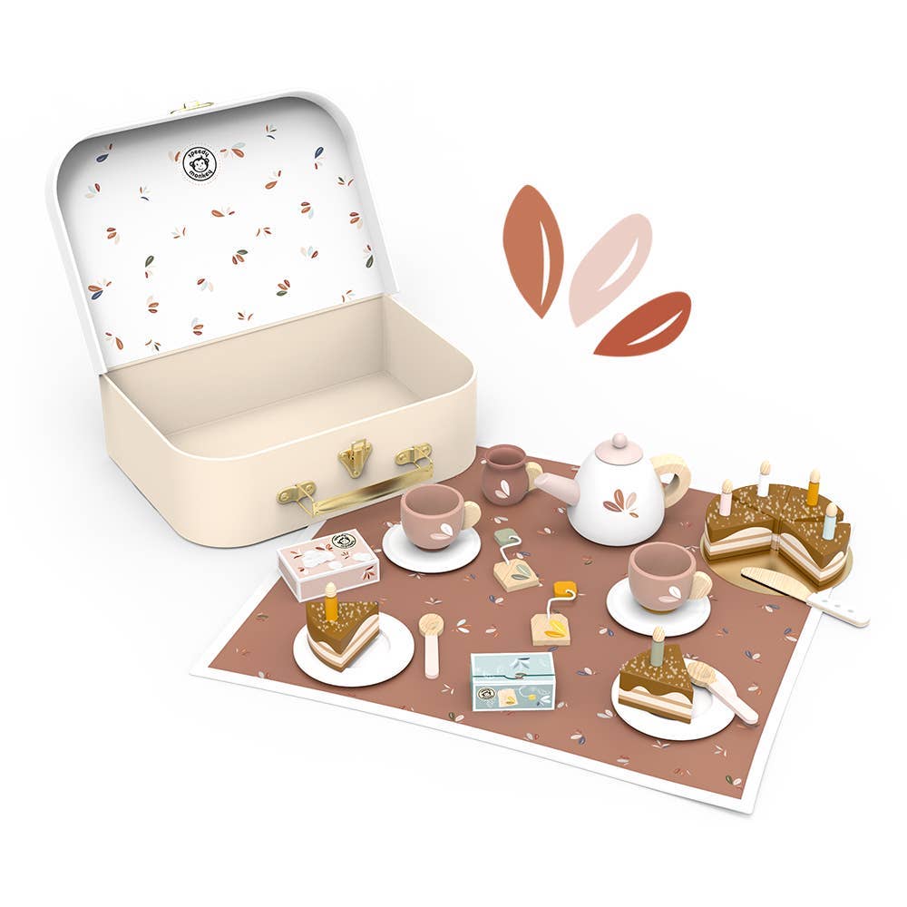 Speedy Monkey Birthday Tea Set (Wooden Toys)