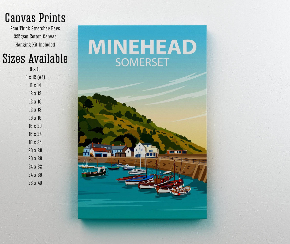 Minehead Somerset: Print and frame
