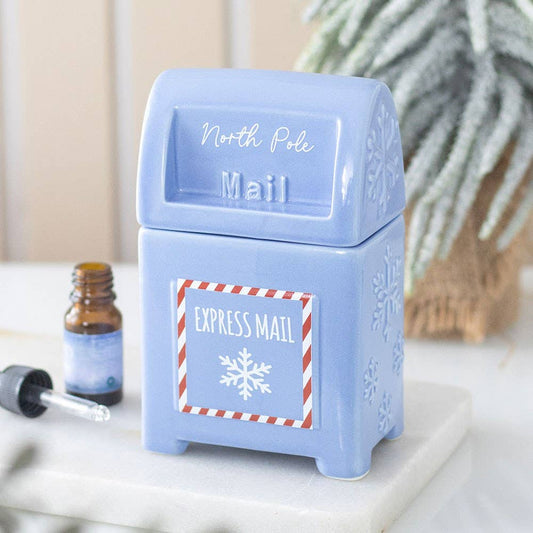 North Pole Postbox Christmas Oil Burner
