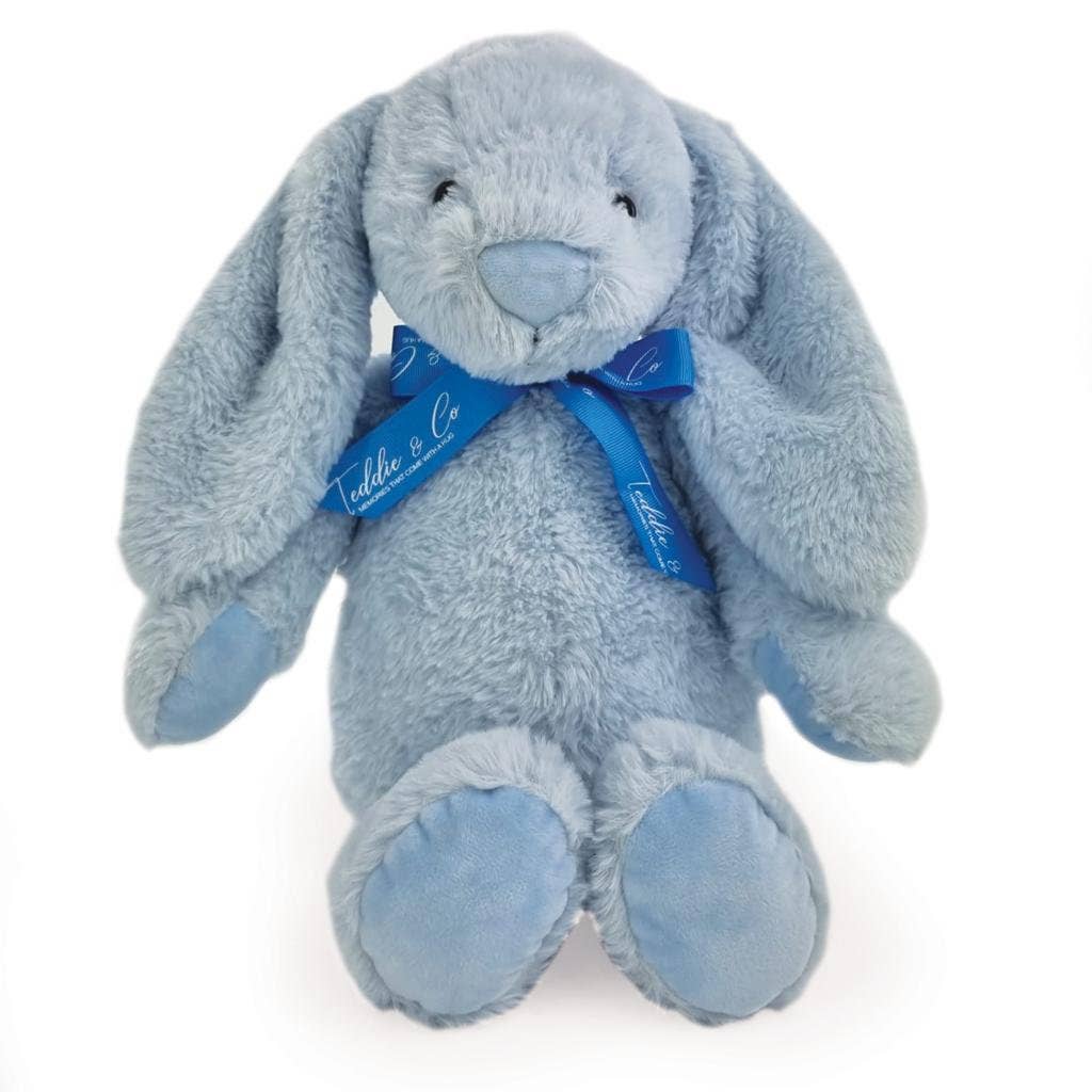 Blue Luxury Re-recordable Message Bunny Plush Toy Gift