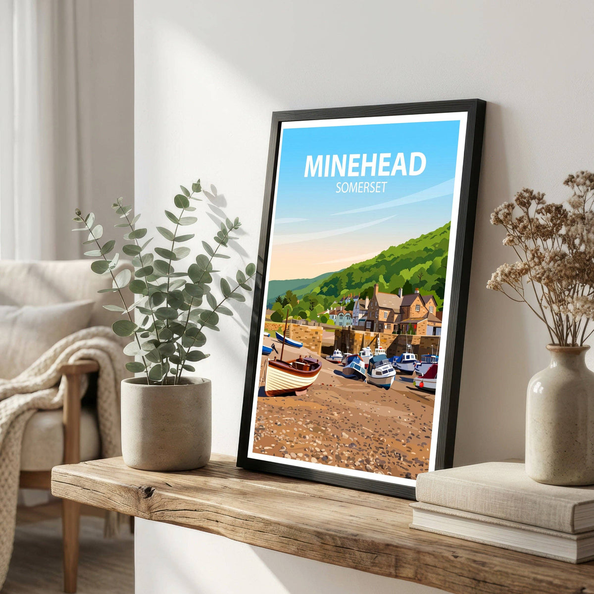 Minehead Somerset: Print and frame