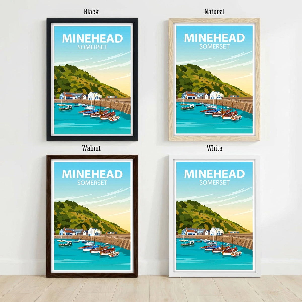 Minehead Somerset: Print and frame