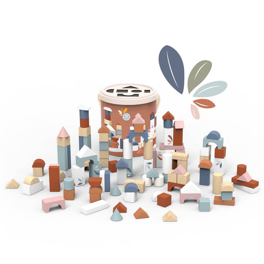 Speedy Monkey Drum with 100 blocks and shape sorter