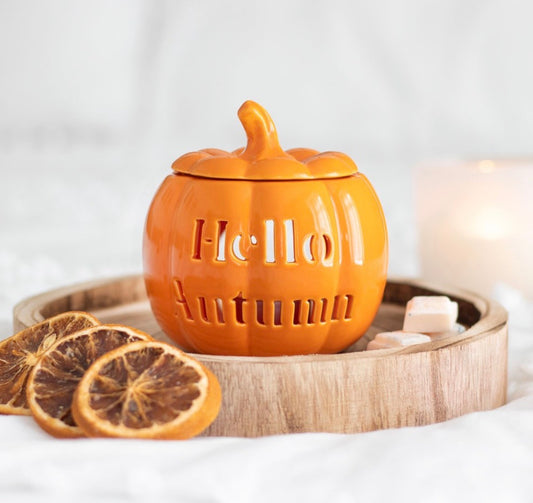 HELLO AUTUMN PUMPKIN OIL BURNER