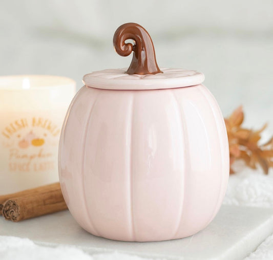 PINK CURLY PUMPKIN OIL BURNER