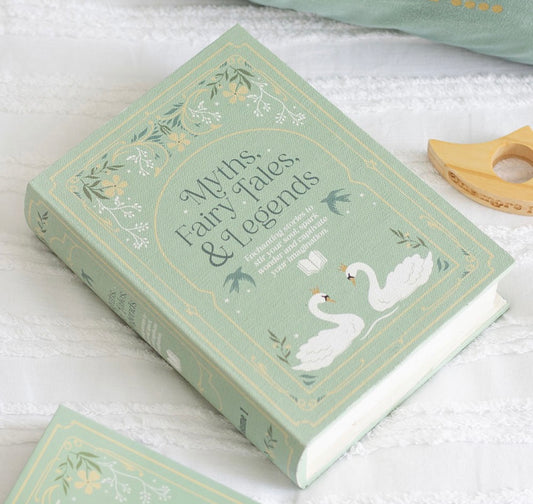 GREEN BOOK SHAPED STORAGE BOX
