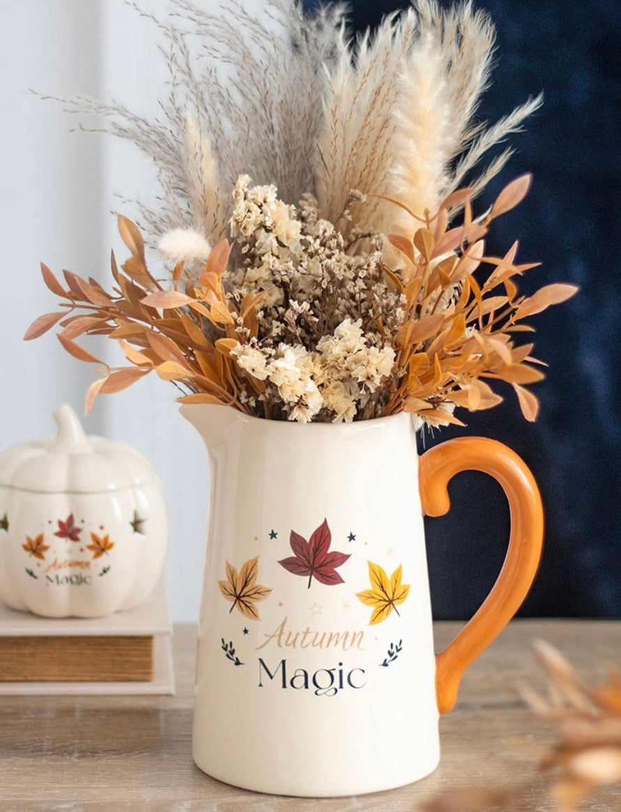 AUTUMN MAGIC CERAMIC FLOWER JUG