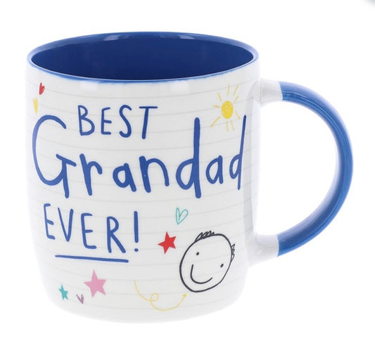 School Book Mug Grandad