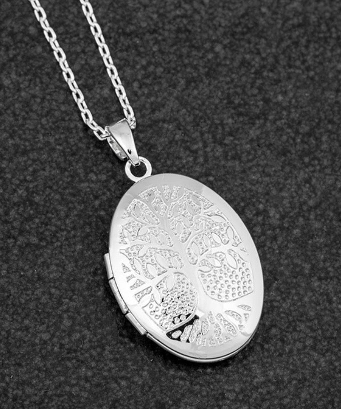 Tree of Life Silver Plated Locket