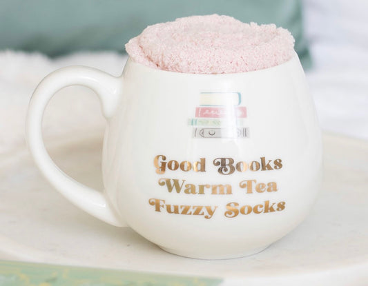 GOOD BOOKS MUG AND SOCKS SET