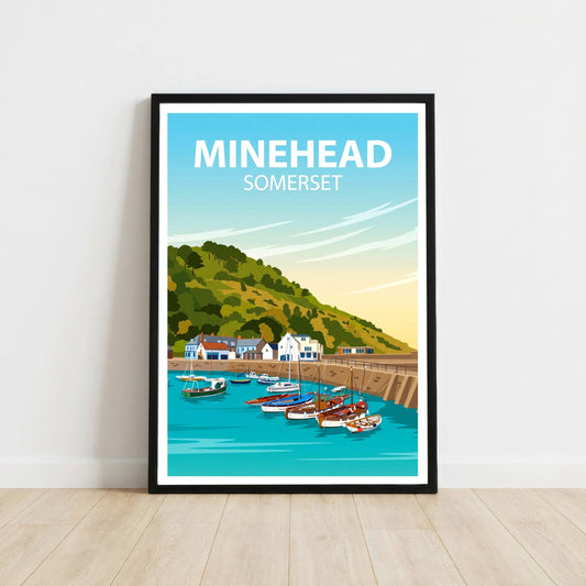 Minehead Somerset: Print and frame