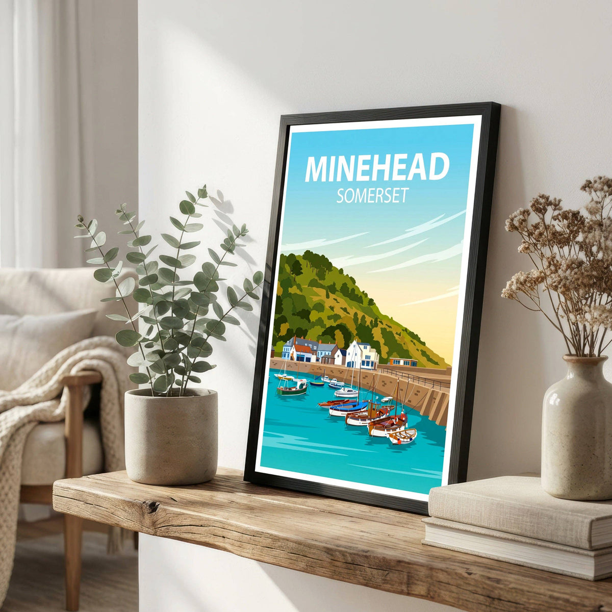 Minehead Somerset: Print and frame