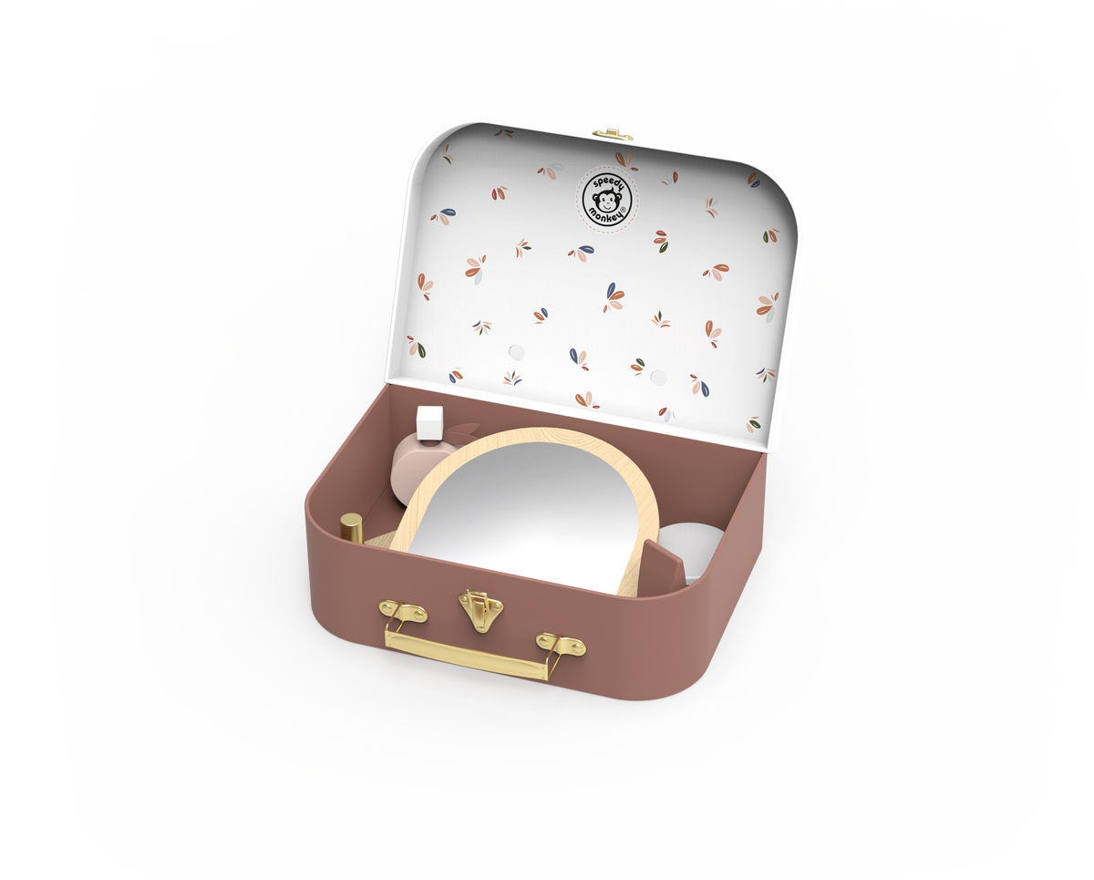 Speedy Monkey Beauty Set  Wooden Pretend Play Makeup Toy