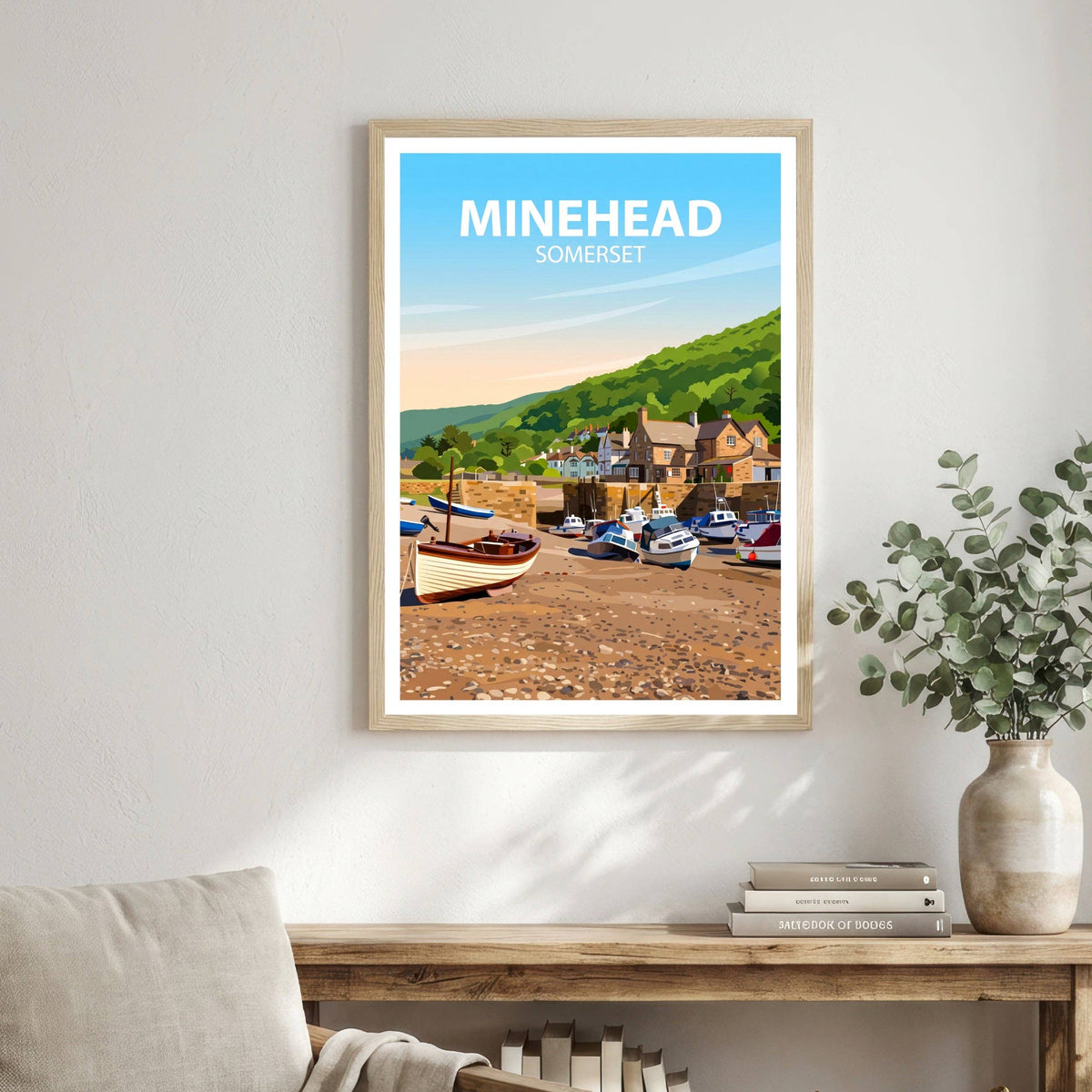 Minehead Somerset: Print and frame